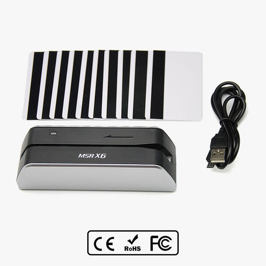 MSRX6 Smallest USB Magstripe Credit Card Reader Writer1