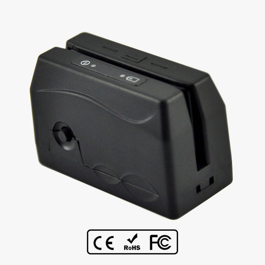 MINIDX3 Portable Magnetic Card Reader Data Collector - Bi-Directional USB MSR Reader with Password Protection & Auto Power Off for POS Systems/Membership Cards/Access Control (Compact & Lightweight)